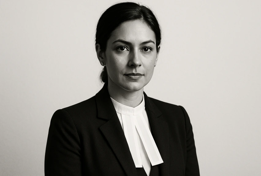 Portrait of Julien Coallier, legal advocate